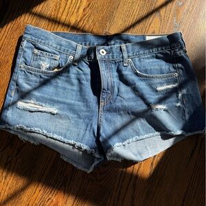 Rag & Bone Blue Women’s Jean Shorts size 30